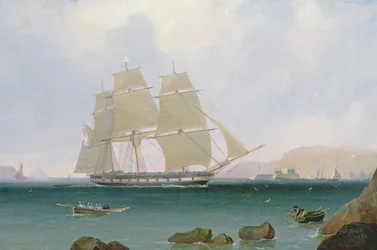 Sloop gréé de l